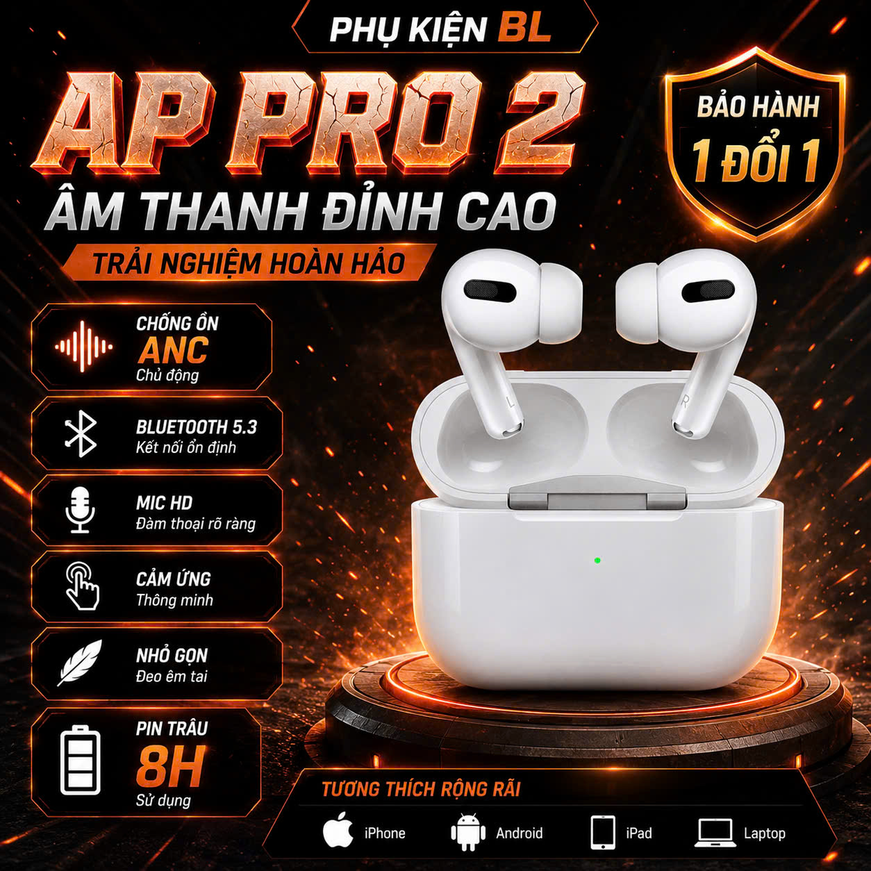 Tai Nghe Ap Pro 2 – Phiên Bản Cao Cấp
