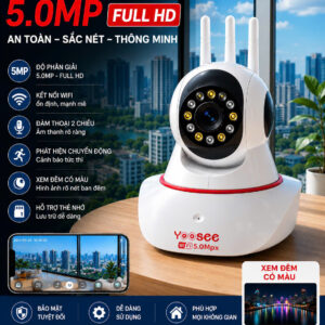 Camera Ip Yoosee 5.0 Mpx Quadhd