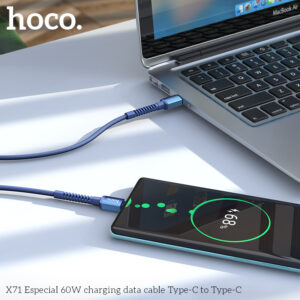X71 Especial 60w Charging Data Cable Type C To Type C 1m 60w 3a Z55zjlbctevmvcb0pnof